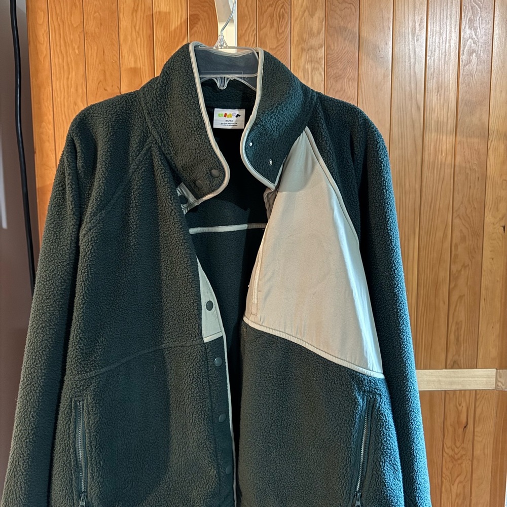Women's green fleece Jacket